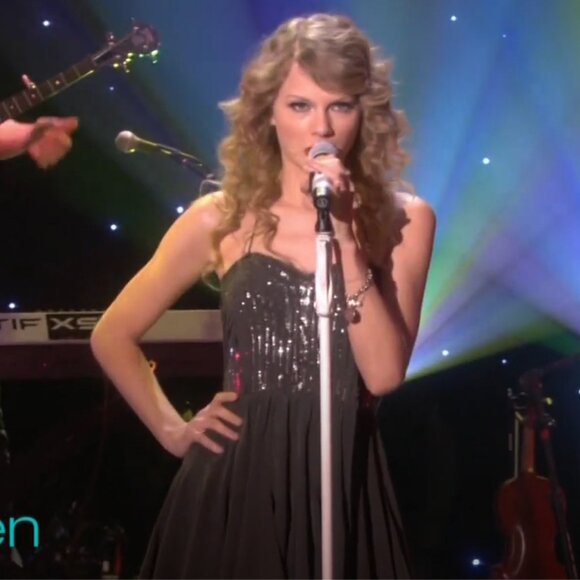 Rebecca Taylor Strapless Chiffon Sequin Dress ASO Taylor Swift - Picture 8 of 10